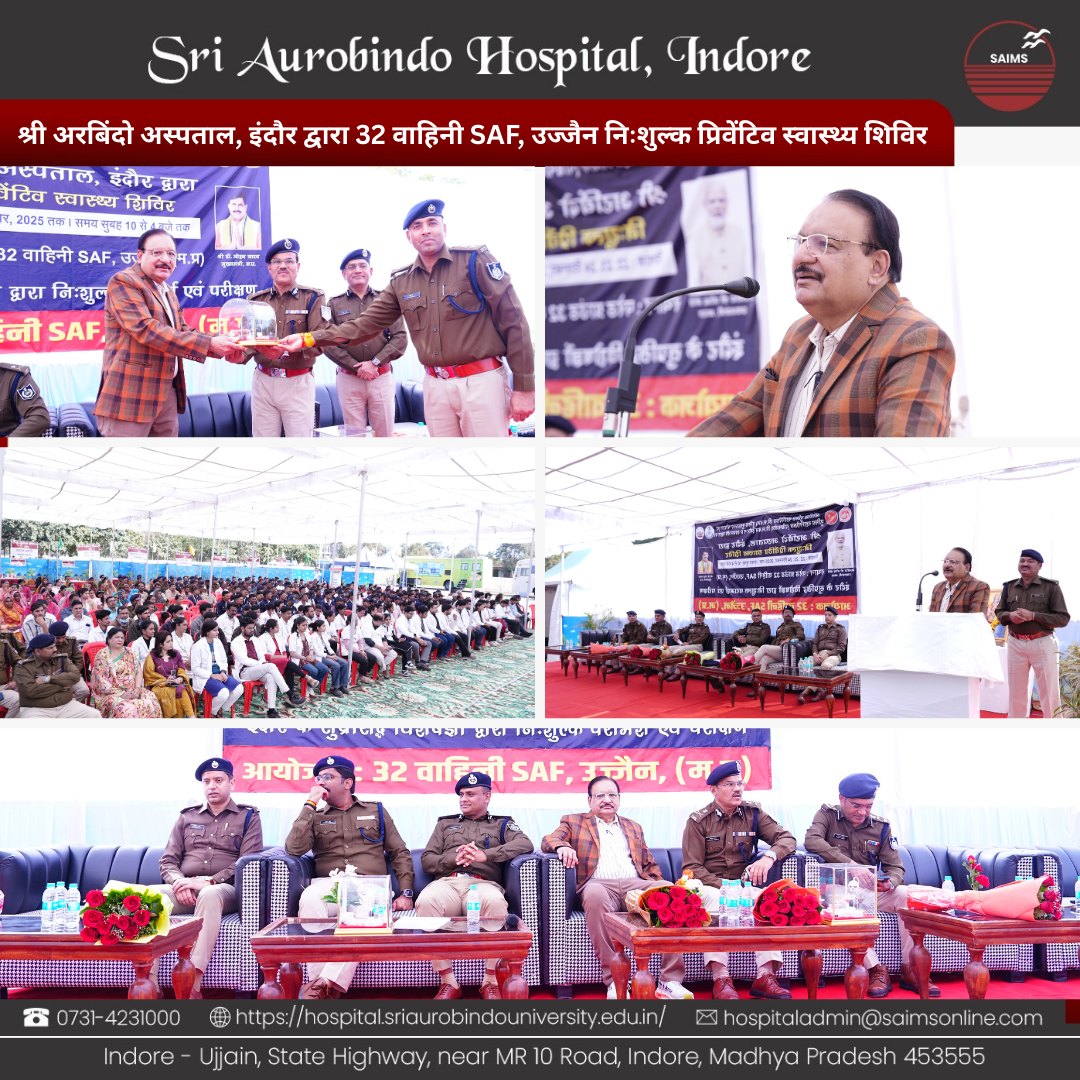 Free Preventive Health Camp – Sri Aurobindo Hospital, Indore